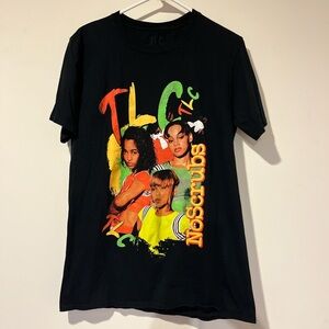 Y2K TLC “No Scrubs” T-Shirt 100% Cotton Size Medium Unisex